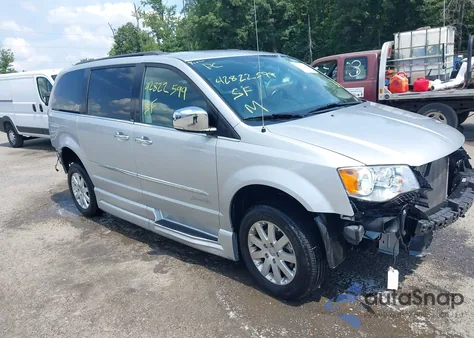 2012 Chrysler Town & Country Touring-L из США, поврежденный, VIN 2C4RC1CG4CR368639